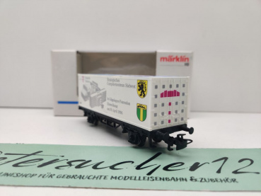 Märklin H0 AC 4481 Containerwagen Telekom 1996 "Strateg.Computerz.Südwest" / OVP