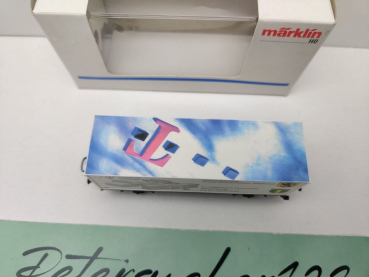 Märklin H0 AC 4481 Containerwagen Telekom 1996 "Strateg.Computerz.Südwest" / OVP