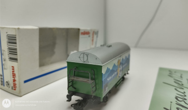 Märklin H0 AC 4485 Gedeckter Güterwagen  "BÄRENMARKE" / Weiße OVP