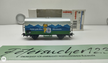 Märklin H0 AC 4485 Gedeckter Güterwagen  "BÄRENMARKE" / Weiße OVP