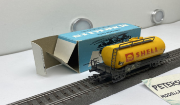 Märklin H0 4502 Kesselwagen Shell gelb DB  hellblaue OVP