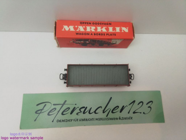 Märklin H0 AC 4503 Niederbordwagen / X 05 Klms / DB / OVP rot