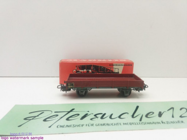 Märklin H0 AC 4503 Niederbordwagen / X 05 Klms / DB / OVP rot