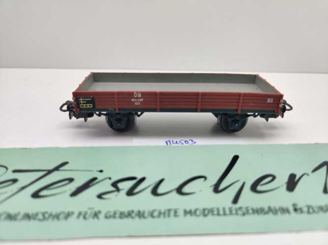 Märklin H0 AC 4503 (2) Niederbordwagen Ladefläche grau 464 637 X05 / DB