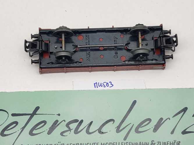 Märklin H0 AC 4503 (2) Niederbordwagen Ladefläche grau 464 637 X05 / DB