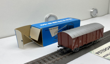 Märklin H0 AC 4505 Gedeckter Güterwagen / Gm 39 / DB / OVP blau