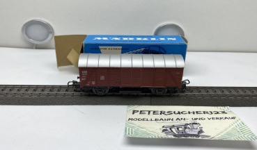 Märklin H0 AC 4505 Gedeckter Güterwagen / Gm 39 / DB / OVP blau