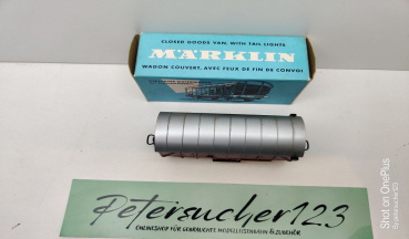 Märklin H0 AC 4506 Ged. Güterwagen / bel. Schlusslaternen / Gm 39 / DB / OVP hellblau