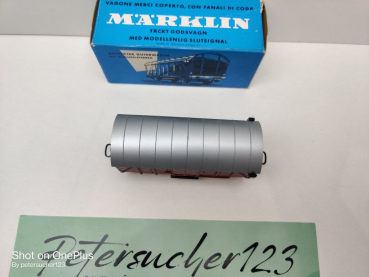 Märklin H0 AC 4506 Ged. Güterwagen / bel. Schlusslaternen / Gm 39 / DB / OVP blau