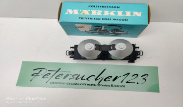 Märklin H0 AC 4511 308/2 Kohlenstaubwagen "Braunkohlenstaub" / DB / OVP hellblau