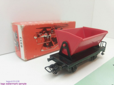 Märklin H0 AC 4513 Mulden-Kippwagen / OVP rot
