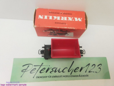 Märklin H0 AC 4513 Mulden-Kippwagen / OVP rot