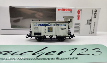 Märklin H0 AC 45250-02 Bierwagen "Löwenbräu" aus Set / K.Bay.Sts.B. / OVP weiß