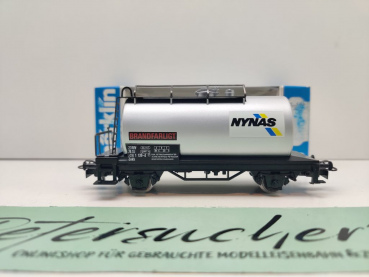 Märklin H0 AC 4532 Kesselwagen "NYNAS" / Zekk / SJ / OVP blau