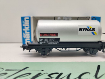 Märklin H0 AC 4532 Kesselwagen "NYNAS" / Zekk / SJ / OVP blau