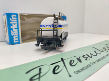Märklin H0 AC 4532 Kesselwagen "NYNÄS" / Uh / SJ / OVP blau