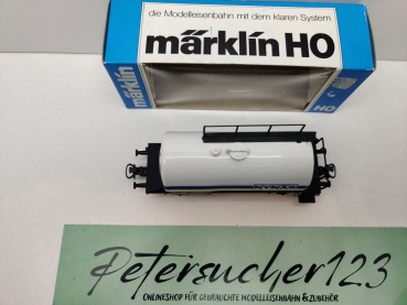 Märklin H0 AC 4532 Kesselwagen "NYNÄS" / Uh / SJ / OVP blau