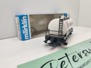 Märklin H0 AC 4560 Kesselwagen "Norsk olje" / Uh / NSB / OVP blau