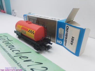 Märklin H0 AC 4561 Kesselwagen "SECA" / Kessel Orange / Antwerpen / OVP blau