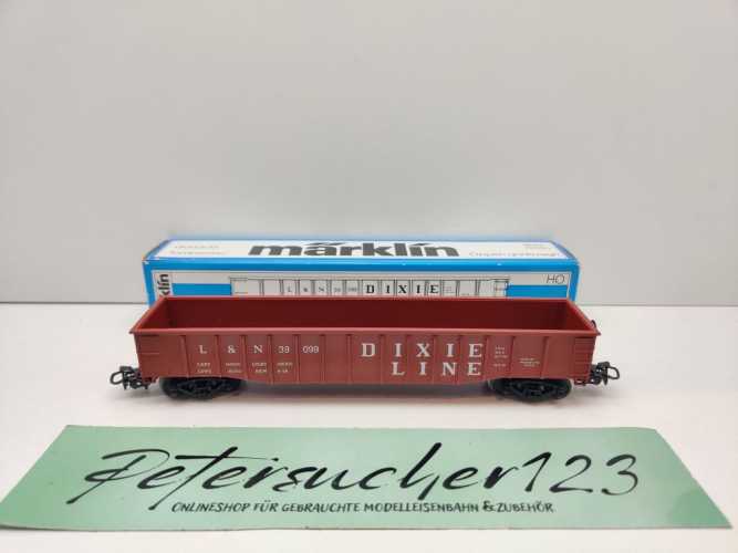 Märklin H0 AC 4575 US Gondola "Dixie Line" Hochbordwagen / L&N / OVP blau