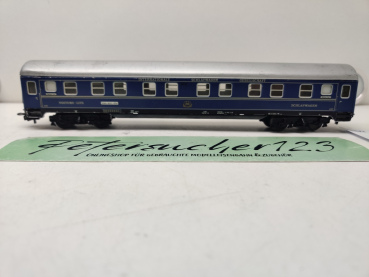Märklin H0 AC 4581 Schlafwagen Roma-Basel-Köln / Blau / Blech