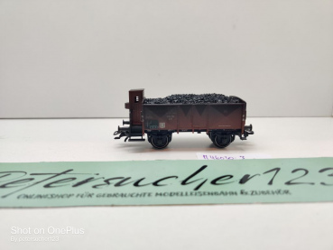 Märklin H0 AC 46030 1x Hochbordwagen mit Kohleladung / O11 / aus Set / NEM / DR