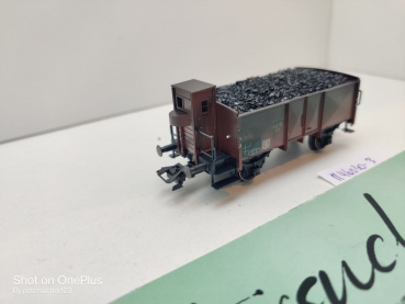 Märklin H0 AC 46030 1x Hochbordwagen mit Kohleladung / O11 / aus Set / NEM / DR