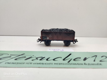 Märklin H0 AC 46030 1x Hochbordwagen mit Kohleladung / O11 / aus Set / NEM / DB