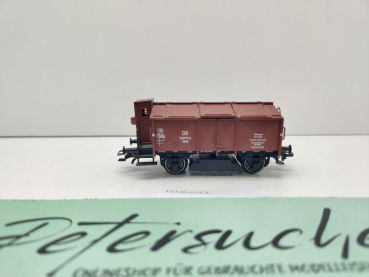 Märklin H0 AC 46042 Klappdeckel-/Müllwagen K15 / Schienenreinigung / NEM / DB