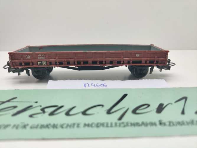 Märklin H0 AC 4606 Rungenwagen ohne Rungen Rmms33 / DB