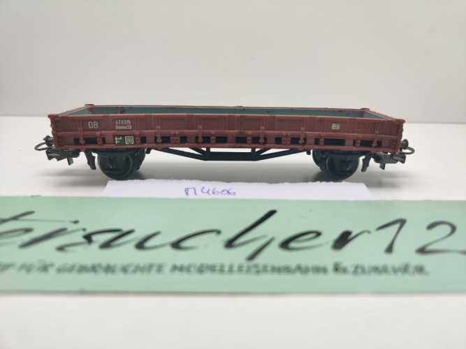 Märklin H0 AC 4606 Rungenwagen ohne Rungen Rmms33 / DB