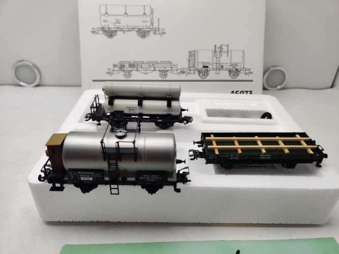 Märklin H0 AC 46073 / 3-teilige Güterwagen-Set „Zeppelin“ / OVP