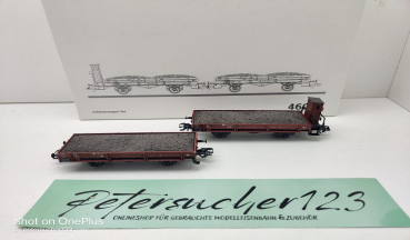Märklin H0 AC 46076 Schlackewagen-Set / X 05 / NEM / DB / OVP weiß