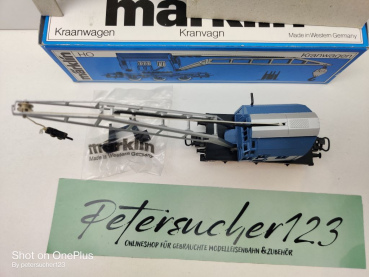 Märklin H0 AC 4611 Kranwagen "Krupp Ardelt" 6804 / blau / DB / OVP blau