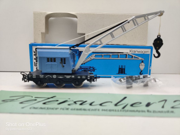 Märklin H0 AC 4611 Kranwagen "Krupp Ardelt" 6804 / blau / DB / OVP blau