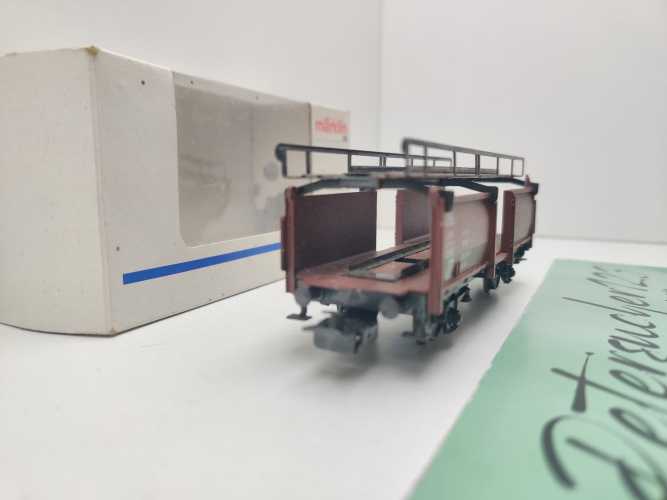 Märklin H0 AC 4612 Autotransportwagen Laaes541 / innen braun / DB / ErsatzVP