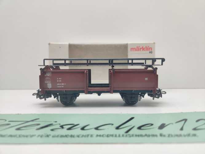Märklin H0 AC 4612 Autotransportwagen Laaes541 / innen braun / DB / ErsatzVP