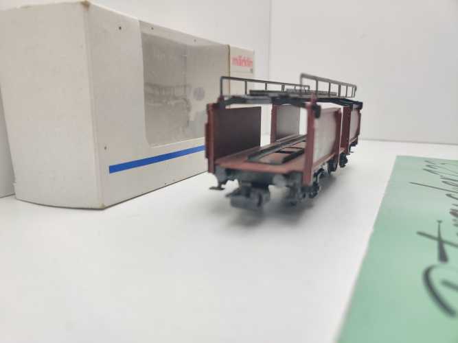 Märklin H0 AC 4612 Autotransportwagen Laaes541 / innen braun / DB / ErsatzVP