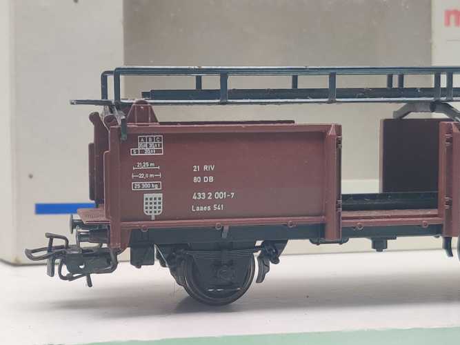 Märklin H0 AC 4612 Autotransportwagen Laaes541 / innen braun / DB / ErsatzVP