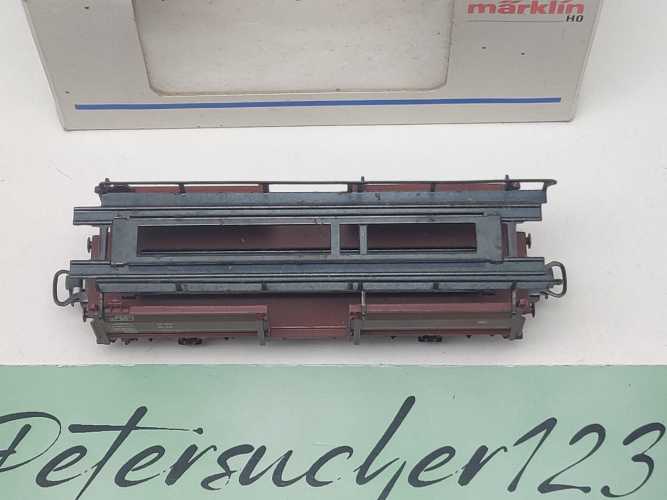 Märklin H0 AC 4612 Autotransportwagen Laaes541 / innen braun / DB / ErsatzVP
