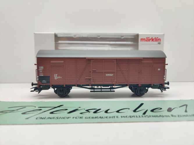 Märklin H0 46163 gedeckter Güterwagen Gbkl238 / NEM / DB / OVP