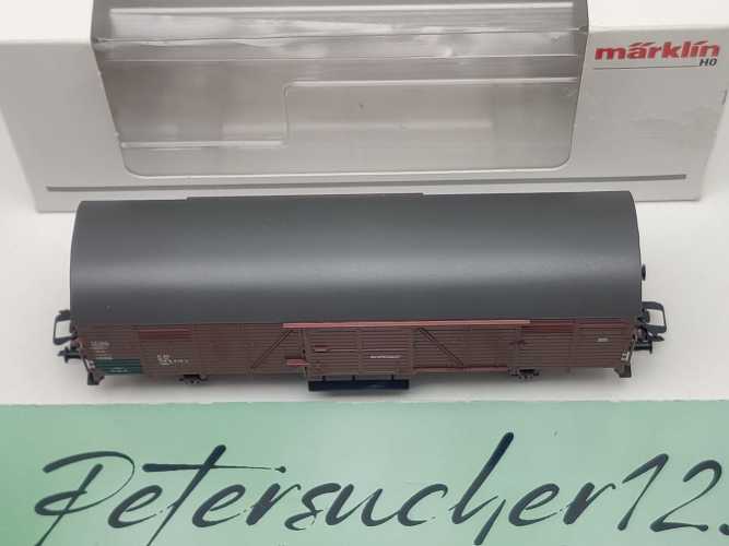 Märklin H0 46163 gedeckter Güterwagen Gbkl238 / NEM / DB / OVP