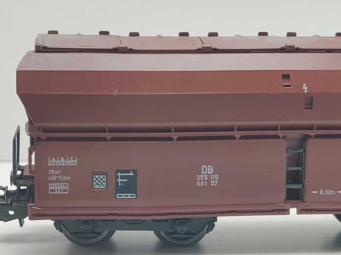 Märklin H0 AC 4626 Selbstentladewagen m Klappdeckeldach KKt57 / DB