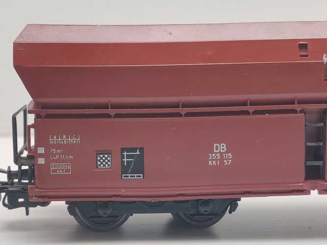 Märklin H0 AC 4626 Selbstentladewagen KKt57 / Dach fehlt / DB