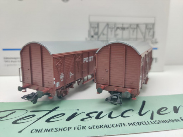 Märklin H0 AC 46271 Wagen-Set "PTT-Post-Triebwagen" Gs / NEM / NS / OVP weiß