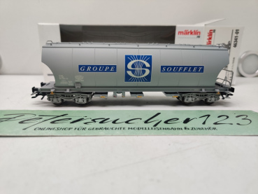 Märklin H0 AC 46341-01 Großraum-Getreidesilowagen (Typ Cerealier) / französischen Privatgesellschaft „GROUPE SOUFFLET“ / SNCF / OVP