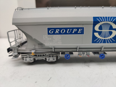 Märklin H0 AC 46341-03 Großraum-Getreidesilowagen (Typ Cerealier) / französischen Privatgesellschaft „GROUPE SOUFFLET“ / SNCF / OVP
