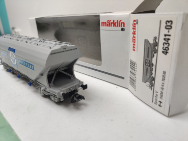 Märklin H0 AC 46341-03 Großraum-Getreidesilowagen (Typ Cerealier) / französischen Privatgesellschaft „GROUPE SOUFFLET“ / SNCF / OVP