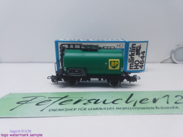 Märklin H0 AC 4644 Kesselwagen "BP" / Kessel Grün / DB / OVP blau