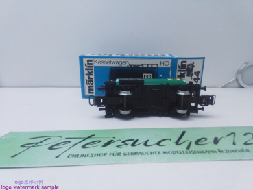 Märklin H0 AC 4644 Kesselwagen "BP" / Kessel Grün / DB / OVP blau